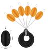 Tool Fishing Beans Luminous Space Beans Rubber Stopper Big Space Beans Big Line Stop Space Beans