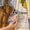 Colored Line Drawing Phone Case for IPhone 16 15 14 13 12 11 X XS XR XSMAX 7 8 Pro Max Plus Double-layer Back Cover