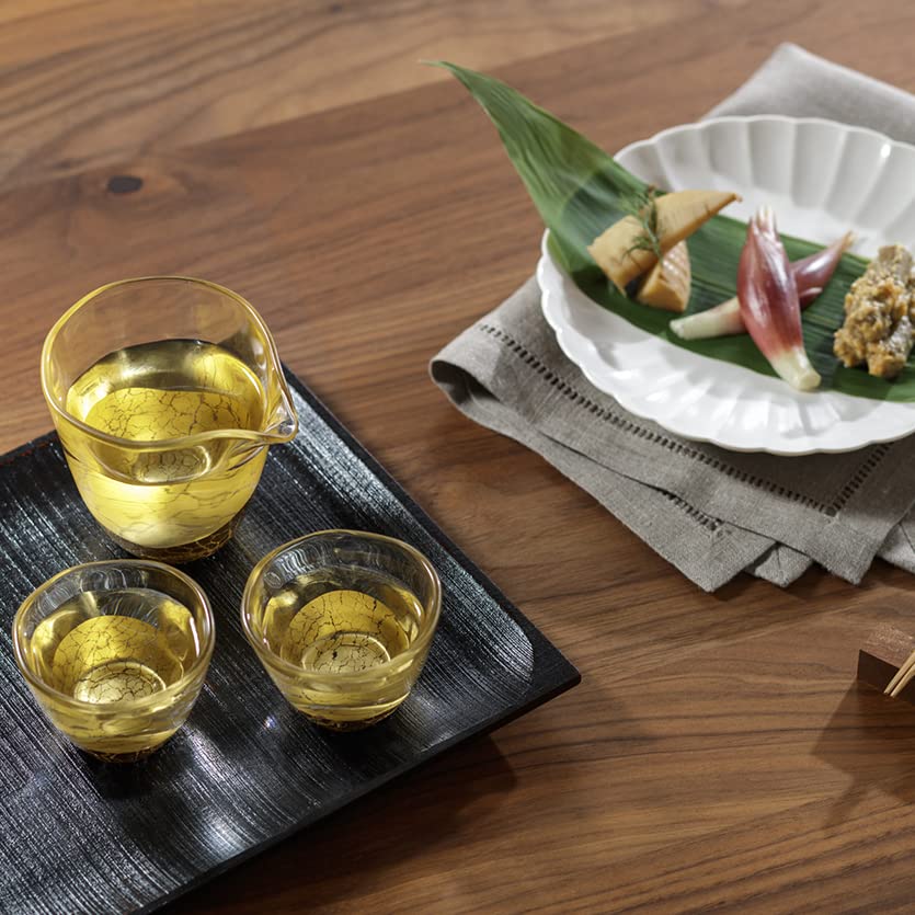 Washi Crane Sake Set [Hakuichi Wrapping]