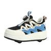 Boys' Runaway Shoes 2025 New Summer Children's Pulley Sports Shoes Double-wheel Mesh Breathable Fashion Four-walk Shoes