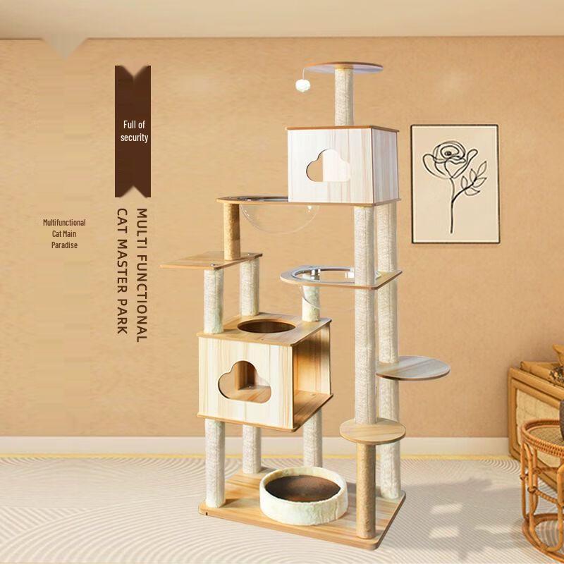 Multi-Level Cat Tree Condo with Scratching Posts