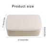 Elegant Travel Jewelry Case with 12 Velvets Zippers Pouches PU Leather Earrings Necklaces Organizer Accessories Holder