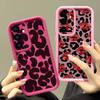 Bowknots Leopard Case For Samsung Galaxy A57 A37 A27 A17 5G A56 A36 A26 A16 A55 A54 S21 FE S22 S23 S24 Plus S25 S26 Ultra Shockproof Bumper Cover