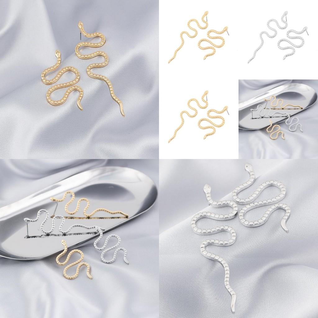 Modern Snake Element Earrings Elegant And Trendy Snake Inspired Ear Accessories