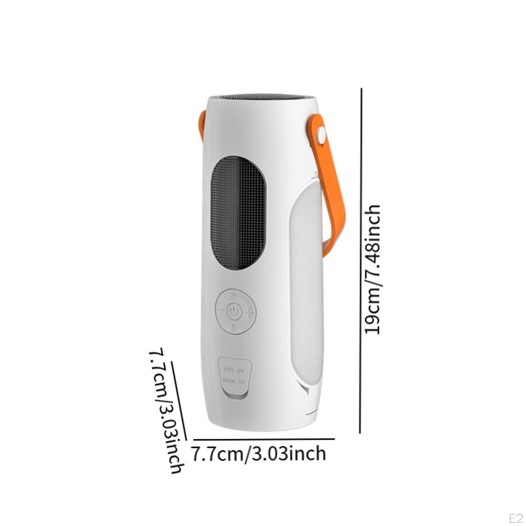 LED Camping Lantern Outdoor Flashlight Lamp for Backpacking Picnic Emergency White