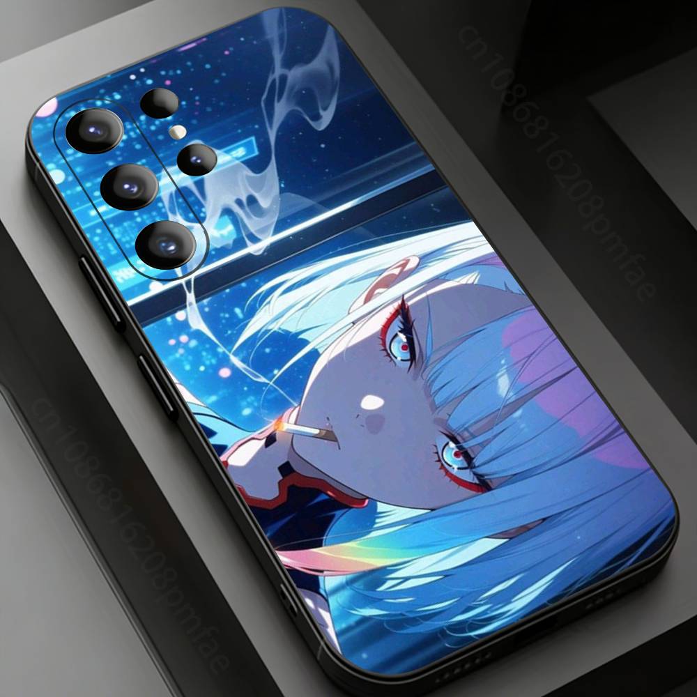 

C-Cyberpunk E-Edgerunners Phone case for Samsung Galaxy S24,25,26,23 22,21,S20 Plus Ultra FE soft fundas cases Samsung S22plus5G