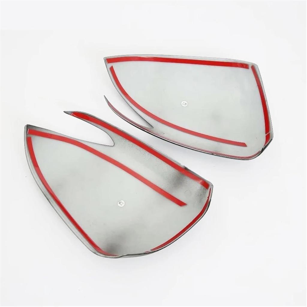 Side Door Rearview Mirror Cover Compatible with Hyundai Santa Fe 2019 2020 2021 Chrome Exterior Accessories Car Sticker (Color : ABS Carbon Fiber),