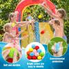 12/30/60Pcs Water Soaker Balls Reusable Sponge Water Balloons Cotton Splash Toys for Pool Beach Summer Swimming Games Toy