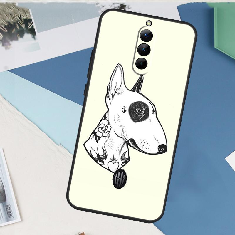 English Bull Terrier Dog Case For ZTE Nubia Red Magic 8S 9S 10S 10 9 8 11 Pro Plus 6 7 6S 7S Pro 5G 6R 10 Air Cover