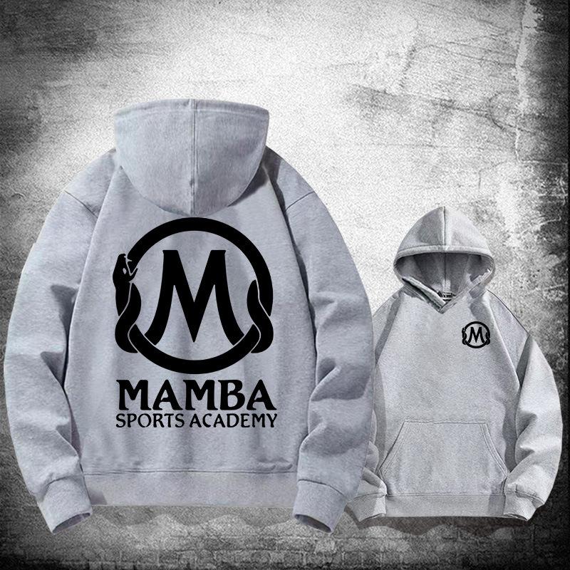 Kobe Mamba hooded sweater autumn and winter youth student trendy brand loose shoulder hoodie jacket