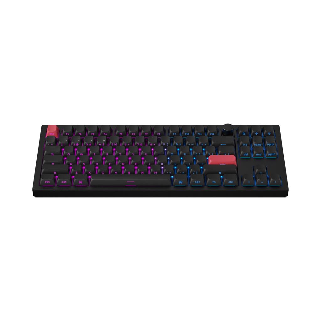 Keychron Q3 Max QMK/VIA Wireless Custom Mechanical Keyboard Fully Assembled Knob / Shell White / Gateron Jupiter Red