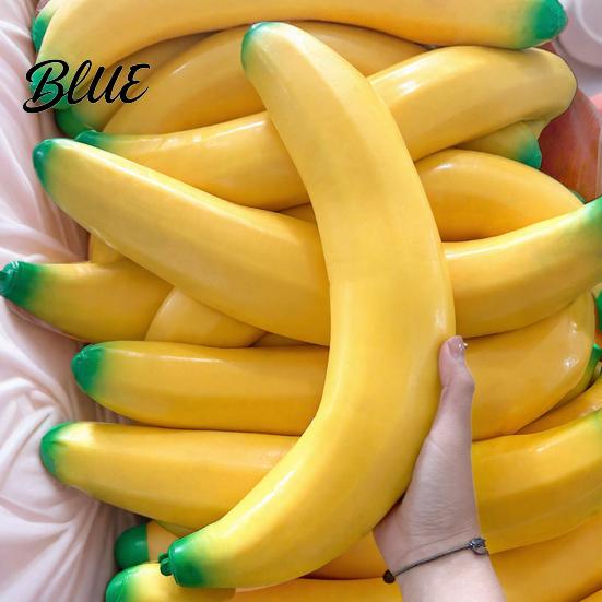 Giant Banana Soft Toy Squeeze Stress Relief TPR Slow Rebound Anxiety Fidget for Kids Adults Birthday Christmas Gift Focus And Relaxation Ball
