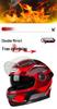 New 3C-Certified Full Face Motorcycle Helmet - Double Lens, All-Season, Cool, Cold-Proof, Rain-Proof, Unisex.