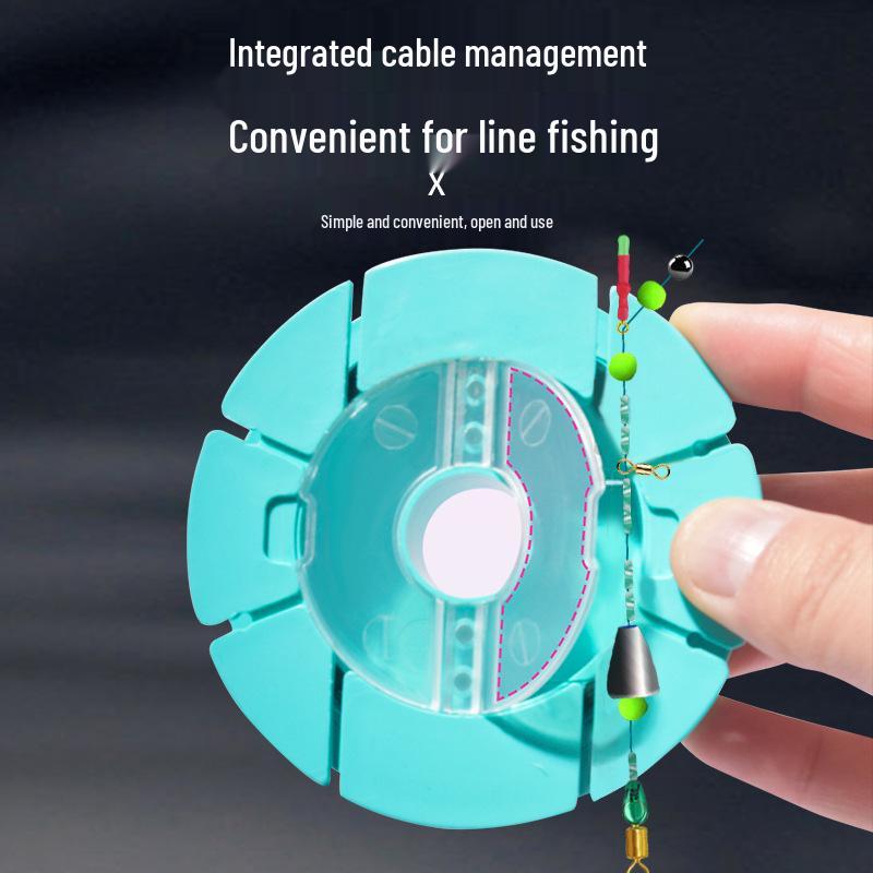 Automatic Bottom-Finding Sliding Float Rig for Rock Fishing - No-Float Double-Lead - Long Cast Rod Accessory Set.