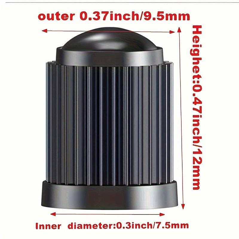 10pcs/20pcs Plastic Valve Caps, Universal Tire Valve Caps Made of Durable PE Material, Black - Perfect for Cars, Suvs, Bicycles, Trucks