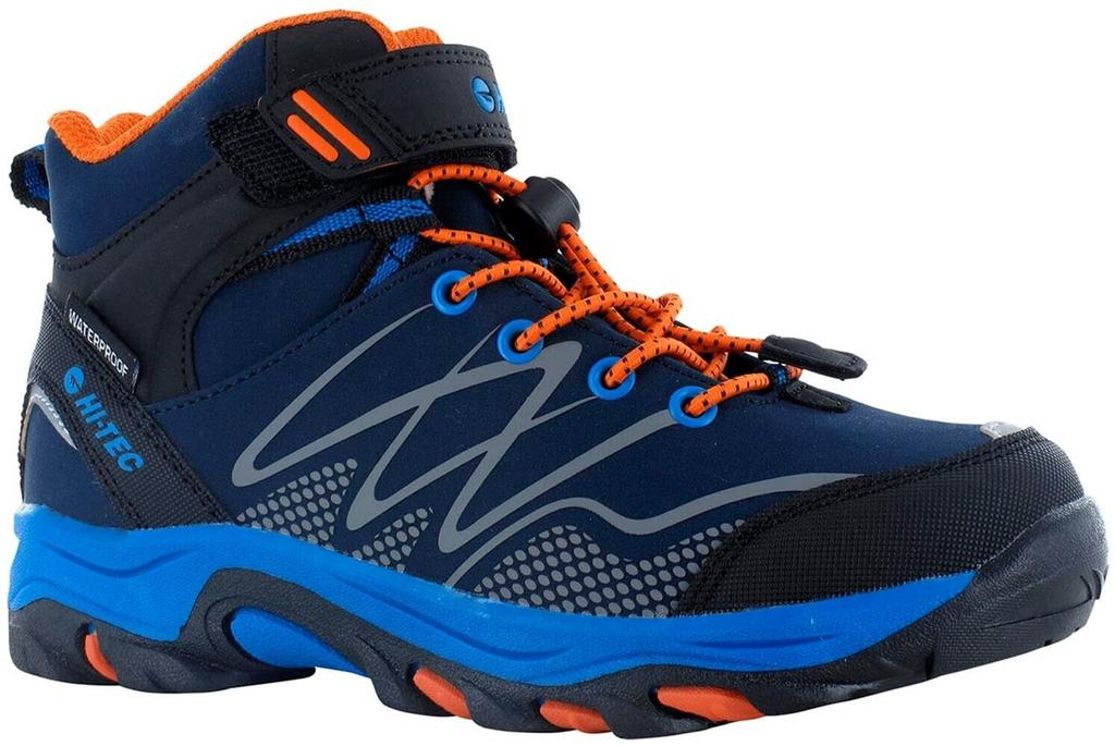 Обувь для треккинга Hi-Tec Blackout Mid Wp Jr Outdoorschuh blau schwarz