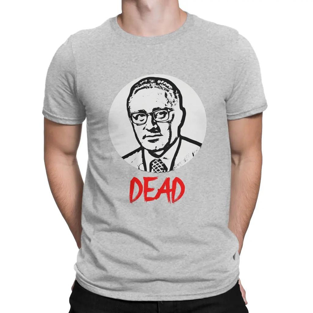 Hipster Henry Kissinger Dead T-Shirt Round Neck Cotton T Shirt Henry Alfred Kissinger Short Sleeve Tee Shirt Printed Unisex