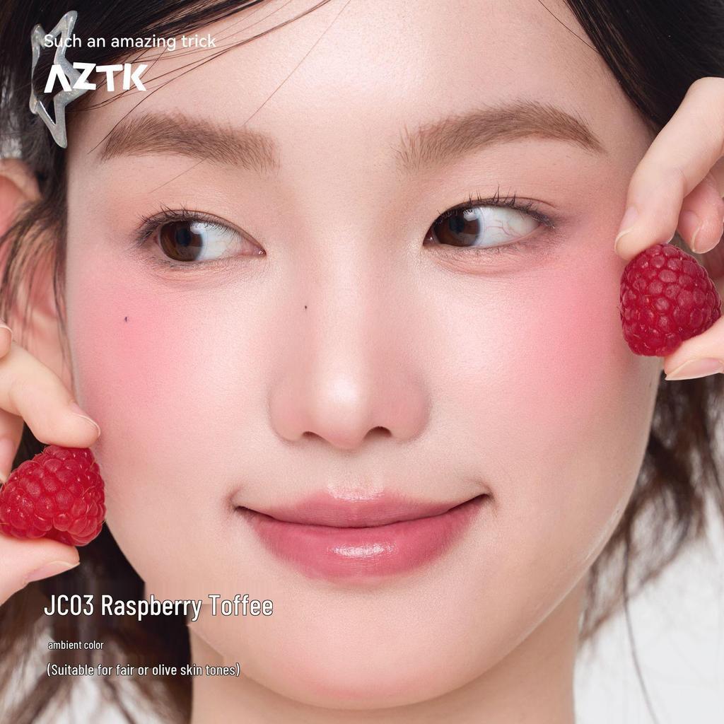 AZTK Velvet Matte Nude Liquid Blush & Highlighter for Contour and Complexion Enhancement.