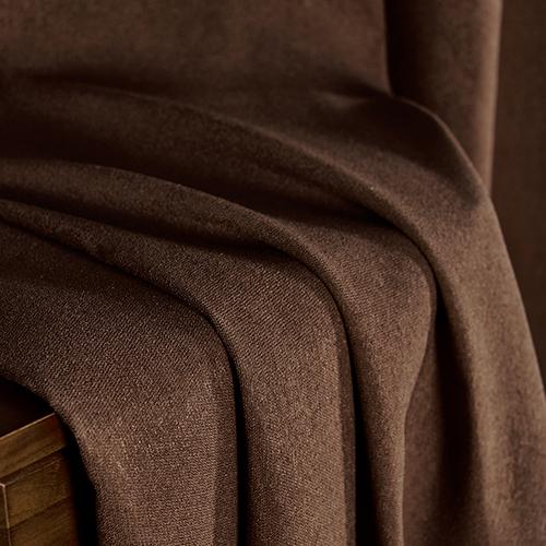 

1PC Nuan Series Solid Color Linen Blackout Curtains Durable and Versatile Curtains for Bedroom Living Room Home Decor W100cm x L130cm коричневый