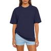 Women’s Basic Crew Neck Short Sleeve T Shirt Loose Fit Casual Plain Tee Comfortable Cotton Top