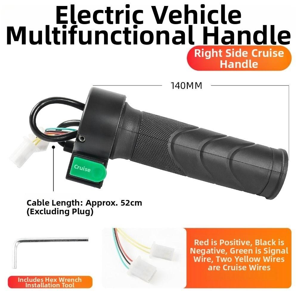 Acelerador Universal Eléctrico para Bicicleta Eléctrica, Scooter, Triciclo Eléctrico
