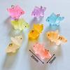 10pcs Kawaii Color Dinosaur Luminous Animal Resin Charms Pendants DIY Jewelry Making Accessories Keychain Earrings