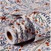 Flower Pattern Self-Adhesive Wallpaper, Peel and Stick Wallpaper Bedroom Room Furniture Modification Removable Wall Stickers