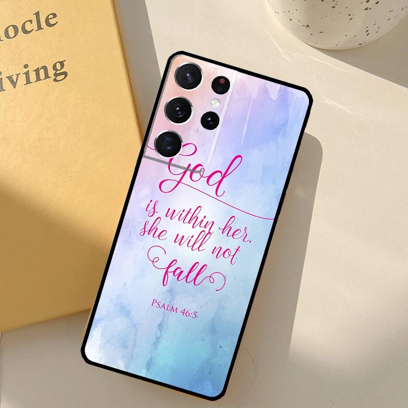 Jesus Bible Christian Religious Phone Case For Samsung Galaxy S25 Ultra S20 S21 S22 S23 S24 S9 S10 Plus S25 FE Cover Shell