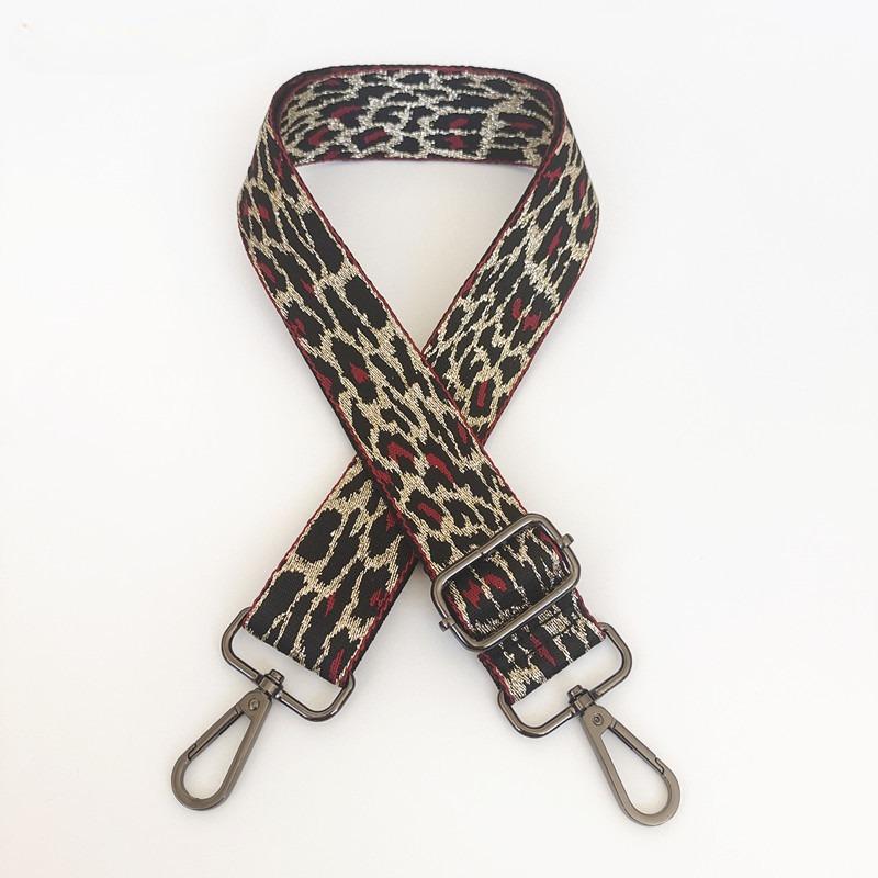 New Color Leopard Print Luggage Accessories Strap Adjustable Shoulder Crossbody Women's Bag Versatile Long Strap Broadband