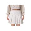 MLB New York Yankees SS25 Sports Lifestyle Series Vintage Breathable Brand Logo Versatile Casual Skirt Women Skirts 3FSKM0153-50IVS