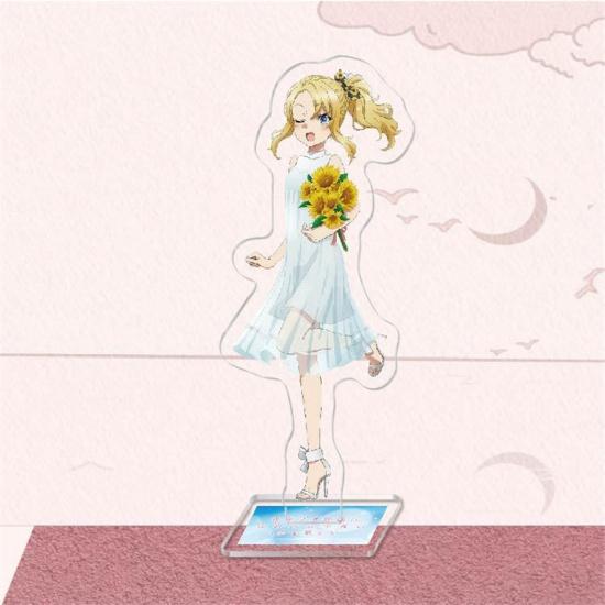 Anime Sakurajima Mai Senpai Acrylic Figure Stand Model Plate Keychain Rascal Does Not Dream of Bunny Girl Desk Decor