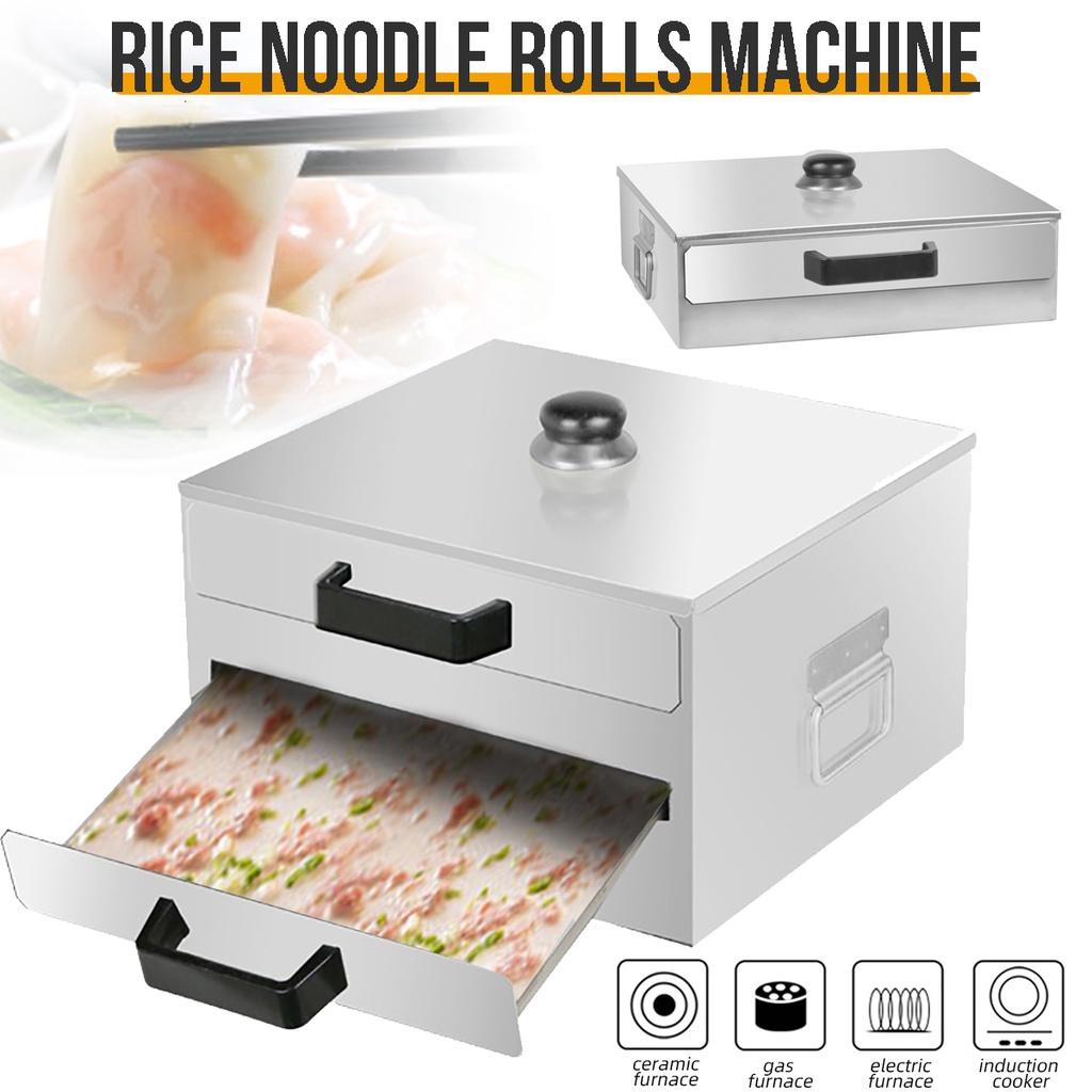 Household 1-2-layer Vermicelli Roll Steaming Furnace Steamer 304 Stainless Steel Rice Noodle Roll Steamed Bun Steam Machine