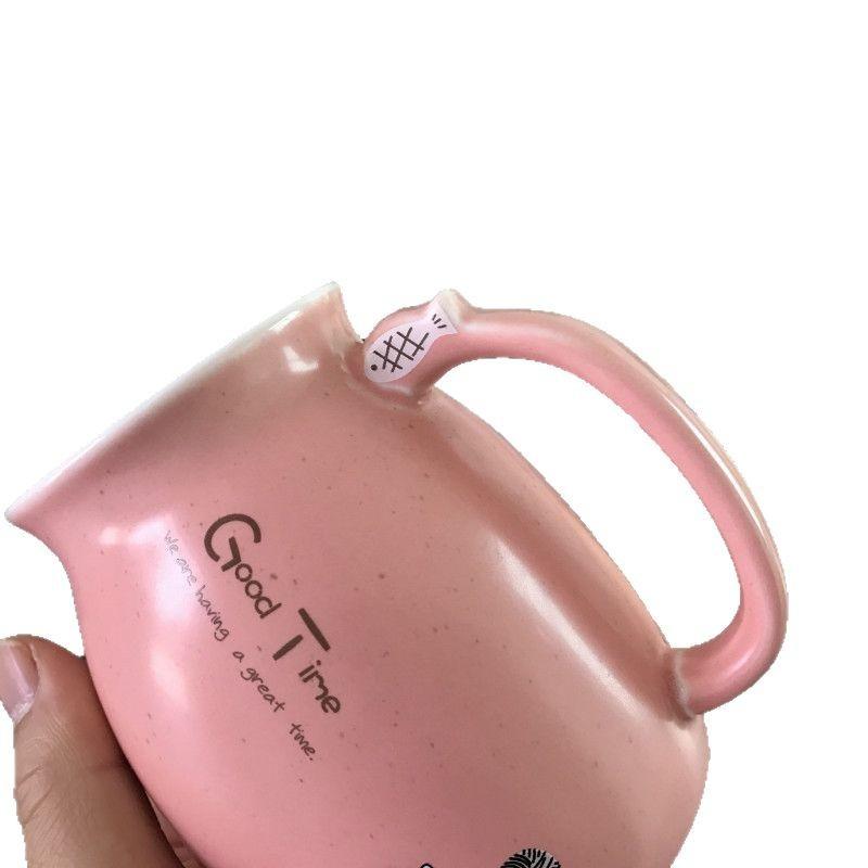 High Looking Cute Cat Mug Water Cup Creative Ceramic Spoon Office Home Use Men and Women Drinking Water Cup