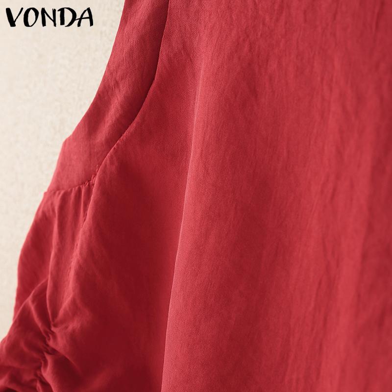 VONDA Women Round Neck Sleeveless Ruffled Twisted Hem Casual Tank Tops