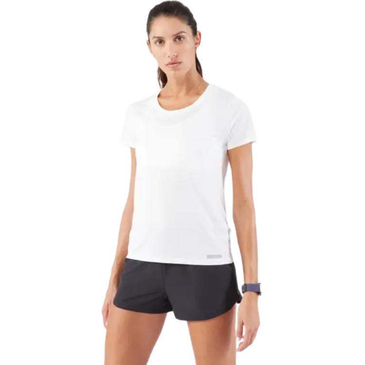 

DECATHLON 100 Lightweight Breathable Pullover Short Sleeve T-Shirt Women s Snow White S снег