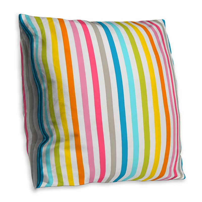 Geometric Creative Drawing Living Room Sofa Polyester Pillowcase Bedroom Bed Double-sided Cushion Cover Square Sofa Pillowcase