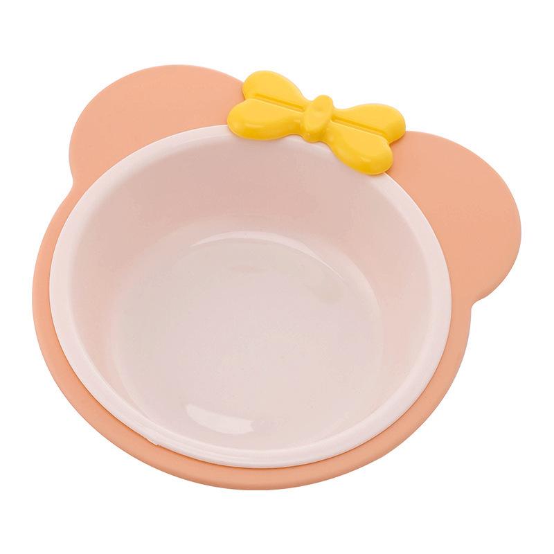 High-Foot Cat Bowl: Non-Slip, Anti-Tip, Slanted Design for Pet Neck Protection.