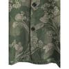 Men's Short Sleeved Shirt, Daily Fashion Printed Button Top, Chest Pocket Cardigan