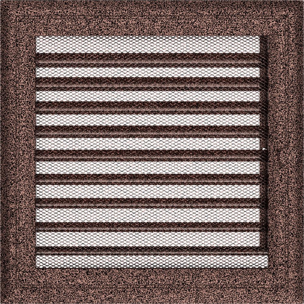 Vent Cover Oskar 22x22 galvanicky měděný lakovaný se žaluziemi
