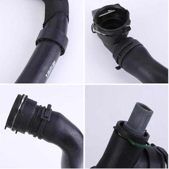 [2 Pin] Lower Radiator Coolant Hose Compatible with 2015-2019 Golf & 2015-2021 GTI, 1.8L 2.0L Engine Lower Radiator Coolant Water Hose Pipe Replaces