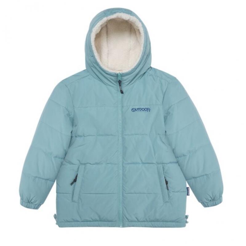 Outdoor Products Kids Fluffy Reversible Eco Padding Jumper Mint Od214odj01 Min
