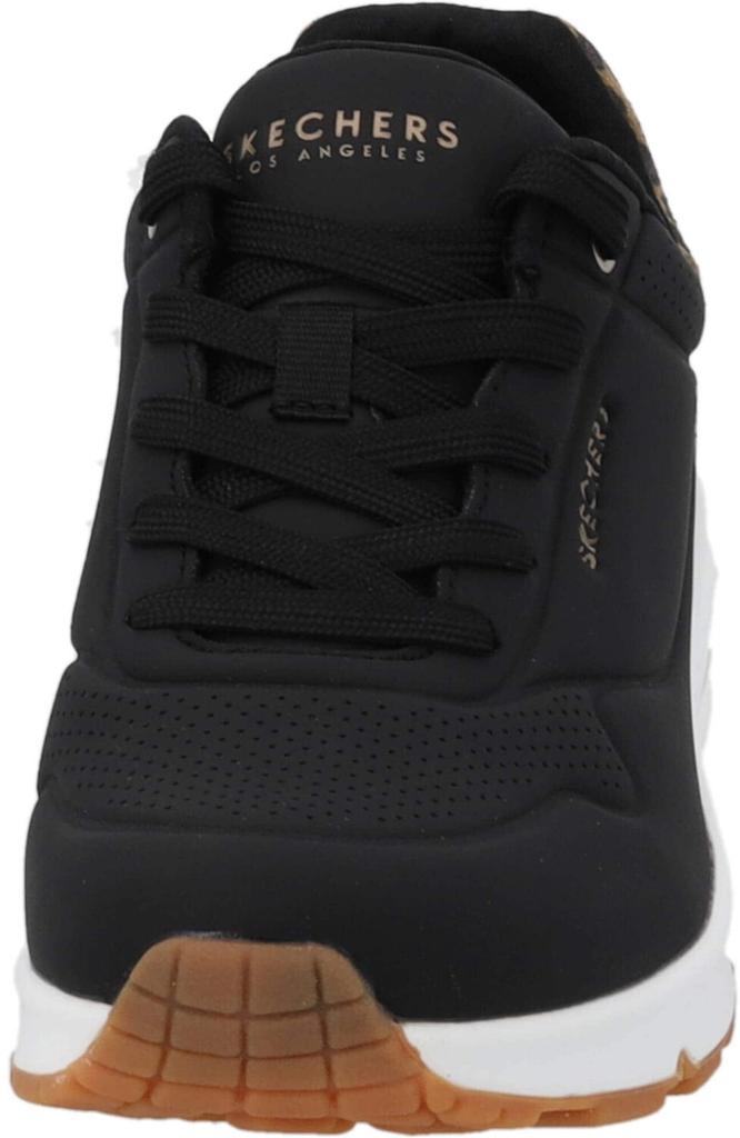 Кроссовки Skechers Uno Jungle Nite черные леопардовые туфли