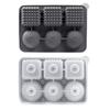 6 Lattices Silicone Ice Cube Tray With Lid Large Capacity Ice Ball Maker for Whiskey/ Cocktails/Bourbon Ice Cube Mold