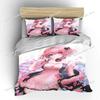 Japanese 3D Anime Moe Double Bed Duvet Cover Bed European Bedding Sets Home Textiles Luxury Pillow Cases Bedroom Bedding Sets