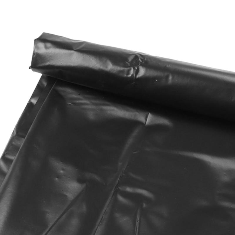 Schwarze Teichfolie PE Langlebige Teichfolie für Wasserfall Fischteiche Gartenbrunnen