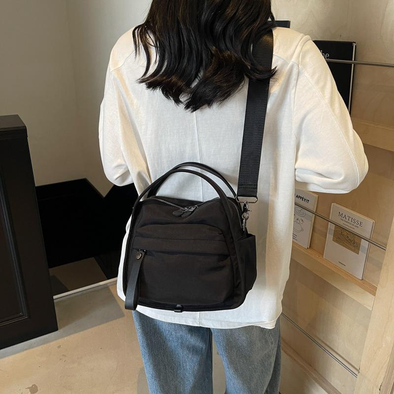 Neue Lässige Mode Vielseitige Handtasche Damen Einfarbig Pendeln Mehrfach-Taschen Schulter Umhängetasche