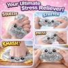 Toys Soft Giant Dumpling Squishy Bun Toy: Transparent Glitter Squeeze Toy, ASMR Stress Relief Ball Slow Rebound, Sensory Fidget
