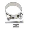 Powerful Tube Clamps T Bolt Exhaust Air Sealing New Pipe Clip