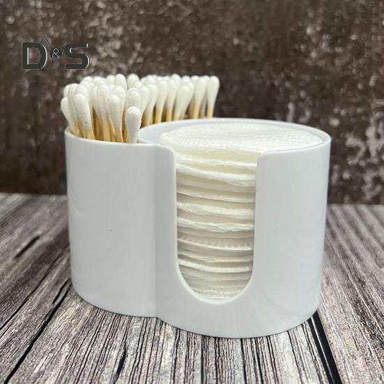 Zahnseide-Spender, Aufbewahrungs-Organizer, große Kapazität, kompakte Größe, Wattepad-Behälter, Badezimmer-Zubehör