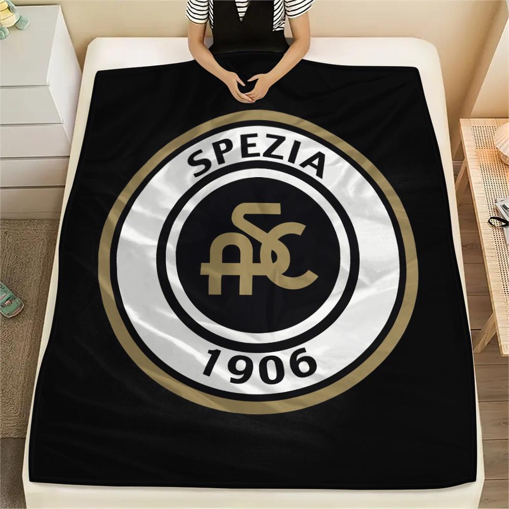 Spezia Calcio,pattern Flannel Blanket, High quality Comfortable for All Seasons, Home Decor, Warmth and Comfort, Perfect for Gifts.
